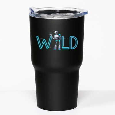 Wild Retro Vintage Robotic Robot Scifi Tech Art Tumbler