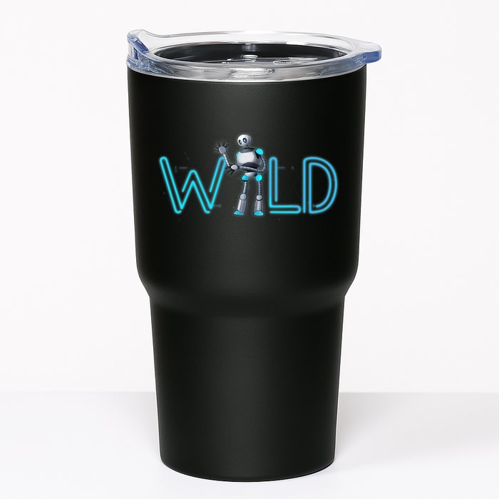 Wild Retro Vintage Robotic Robot Scifi Tech Art Tumbler
