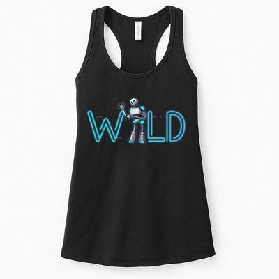 Wild Retro Vintage Robotic Robot Scifi Tech Art Womens Tank Top