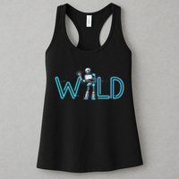 Wild Retro Vintage Robotic Robot Scifi Tech Art Womens Tank Top