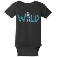 Wild Retro Vintage Robotic Robot Scifi Tech Art Baby Bodysuit