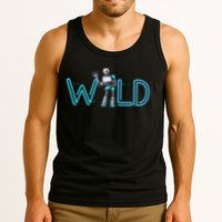 Wild Retro Vintage Robotic Robot Scifi Tech Art Tank Top