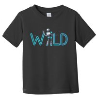 Wild Retro Vintage Robotic Robot Scifi Tech Art Toddler T-Shirt