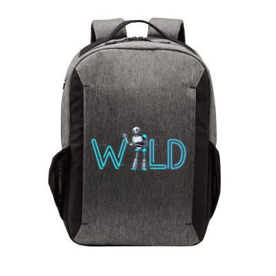 Wild Retro Vintage Robotic Robot Scifi Tech Art Vector Backpack