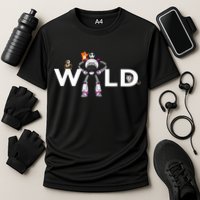 Wild Retro Vintage Robotic Robot Art Science & Math Cooling Performance Crew T-Shirt