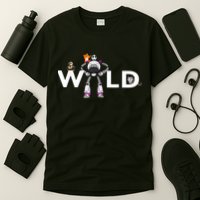 Wild Retro Vintage Robotic Robot Art Science & Math T-Shirt
