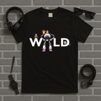 Wild Retro Vintage Robotic Robot Art Science & Math T-Shirt