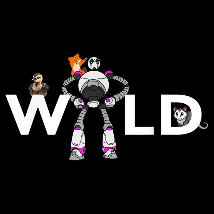 Wild Retro Vintage Robotic Robot Art Science & Math 7-Panel Snapback Hat