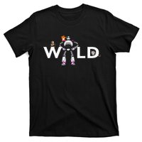 Wild Retro Vintage Robotic Robot Art Science & Math T-Shirt