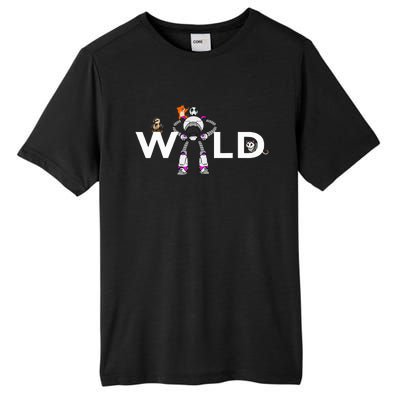 Wild Retro Vintage Robotic Robot Art Science & Math Tall Fusion ChromaSoft Performance T-Shirt