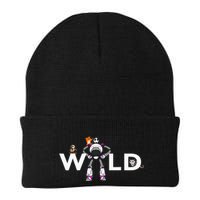 Wild Retro Vintage Robotic Robot Art Science & Math Knit Cap Winter Beanie