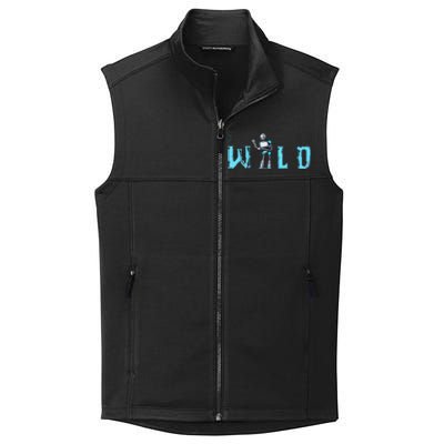 Wild Retro Vintage Robotic Robot Scifi Tech Art Collective Smooth Fleece Vest