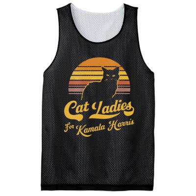 Women Retro Women Kamala Harris Cat Lady Gift Mesh Reversible Basketball Jersey Tank