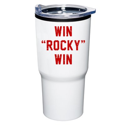 Win Rocky Win Pre Distessed Font Tumbler