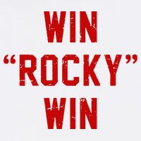 Win Rocky Win Pre Distessed Font Cooling Performance Long Sleeve Crew