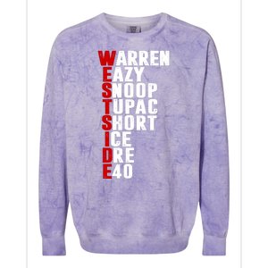 Westside Rappers Colorblast Crewneck Sweatshirt