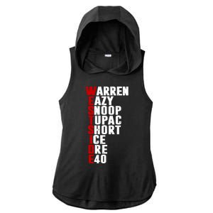 Westside Rappers Ladies PosiCharge Tri-Blend Wicking Draft Hoodie Tank