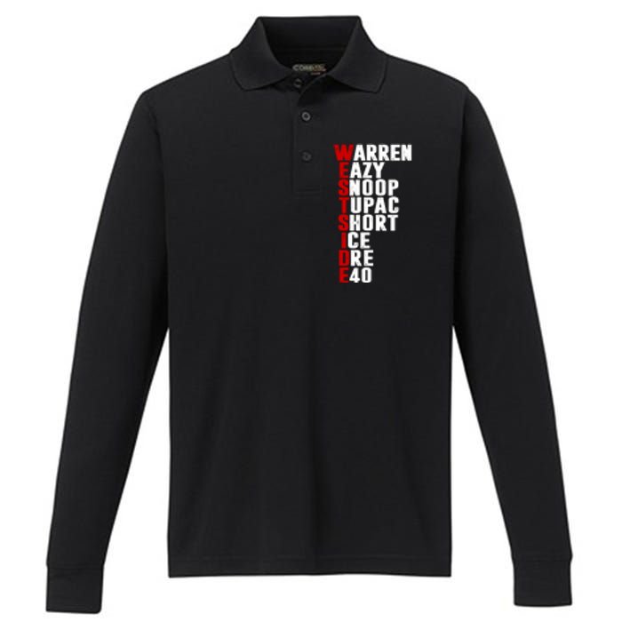 Westside Rappers Performance Long Sleeve Polo