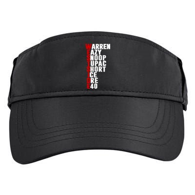 Westside Rappers Adult Drive Performance Visor