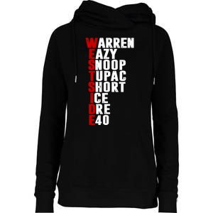 Westside Rappers Womens Funnel Neck Pullover Hood