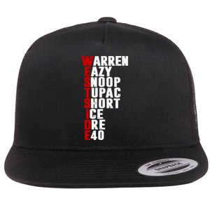 Westside Rappers Flat Bill Trucker Hat