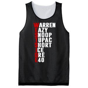 Westside Rappers Mesh Reversible Basketball Jersey Tank