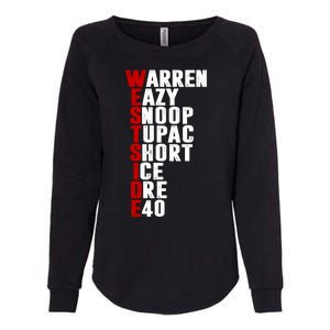 Westside Rappers Womens California Wash Sweatshirt