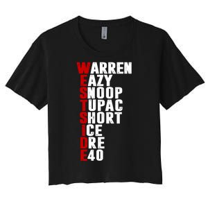 Westside Rappers Women's Crop Top Tee