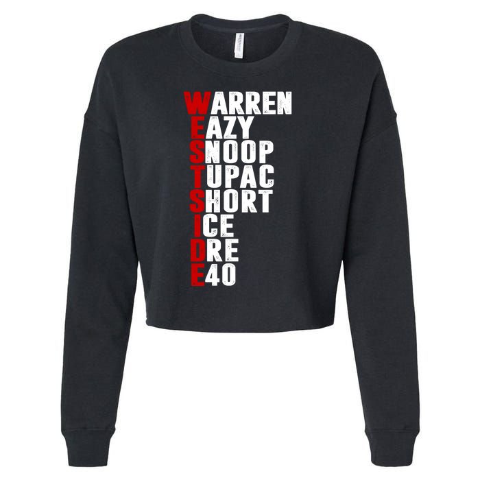 Westside Rappers Cropped Pullover Crew