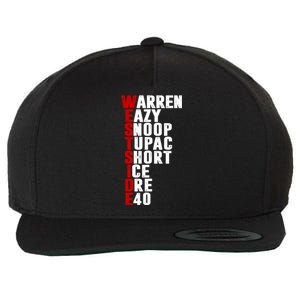 Westside Rappers Wool Snapback Cap