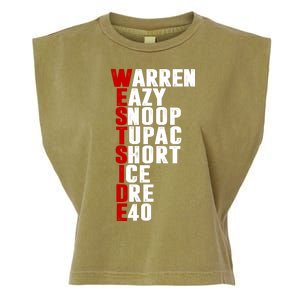 Westside Rappers Garment-Dyed Women's Muscle Tee