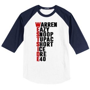 Westside Rappers Baseball Sleeve Shirt