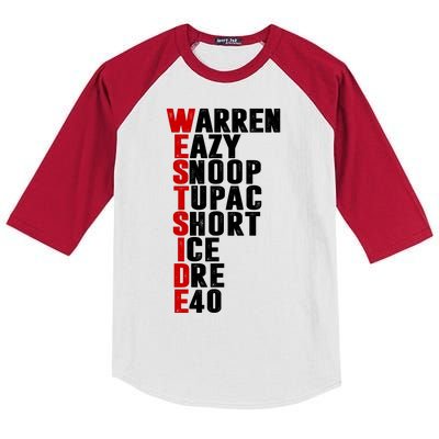 Westside Rappers Kids Colorblock Raglan Jersey