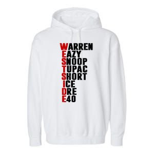 Westside Rappers Garment-Dyed Fleece Hoodie