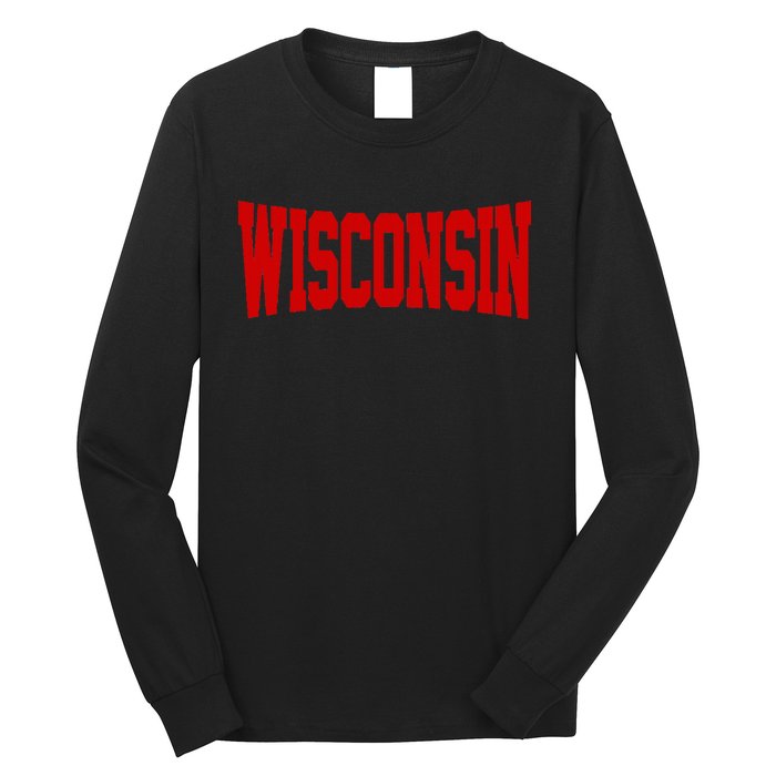 Wisconsin Red Long Sleeve Shirt