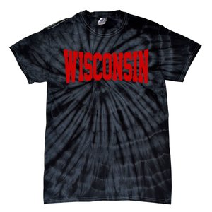 Wisconsin Red Tie-Dye T-Shirt