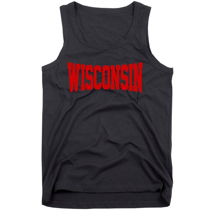 Wisconsin Red Tank Top