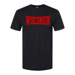 Wisconsin Red Softstyle CVC T-Shirt