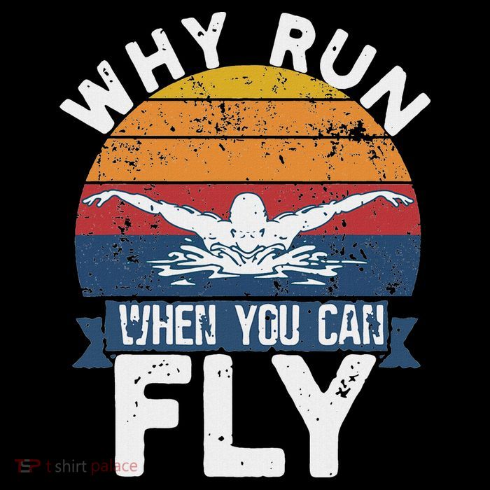 Why Run When You Can Fly Butterfly Stroke Swim Team Swimmi Button