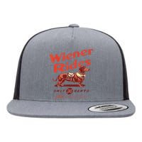 Wiener Rides Wiener Rides Flat Bill Trucker Hat