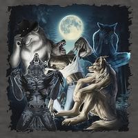 Wolf Ripping Werewolf Alpha Wolf Funny Oddly Meme Vector Backpack