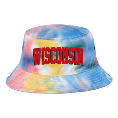 Wisconsin Red Tie Dye Newport Bucket Hat