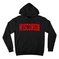 Wisconsin Red Hoodie