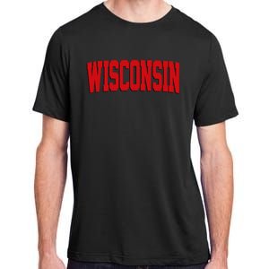 Wisconsin Red Adult ChromaSoft Performance T-Shirt