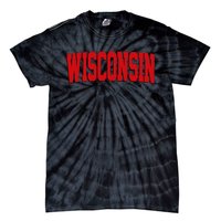 Wisconsin Red Tie-Dye T-Shirt