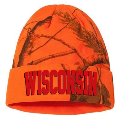 Wisconsin Red Kati Licensed 12" Camo Beanie