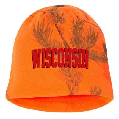 Wisconsin Red Kati - Camo Knit Beanie