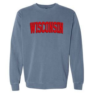 Wisconsin Red Garment-Dyed Sweatshirt