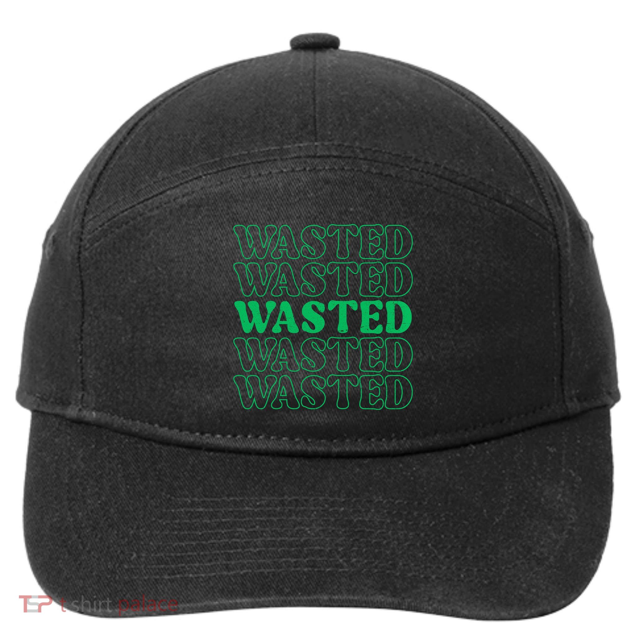 Wasted Retro 7-Panel Snapback Hat