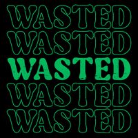 Wasted Retro Zip Tote Bag